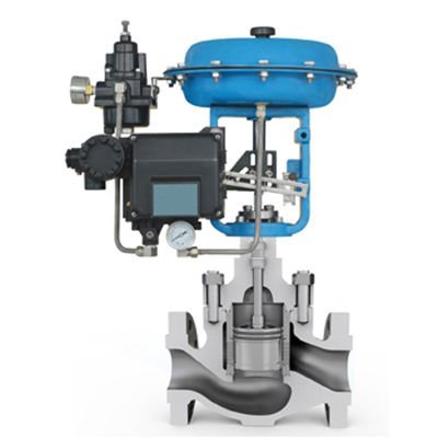 صمام التحكم ذو مقعد أحادي  LN3320 ، توجيه القفص