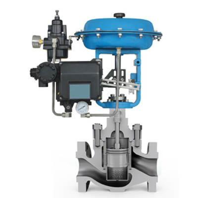 صمام التحكم ذو مقعد أحادي LN3410 ، توجيه القفص، تقليل الضوضاء